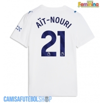 Camisa de time de futebol Manchester City Rayan Ait-Nouri #21 Replicas 3º Equipamento Feminina 2026-27 Manga Curta